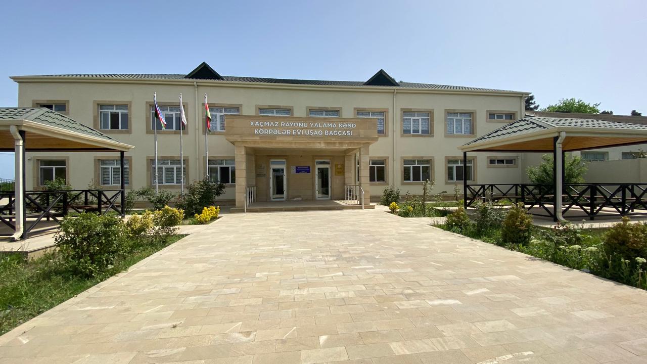 Хаçmaz rayon Yalama kənd кörpələr evi–uşaq bağçası
