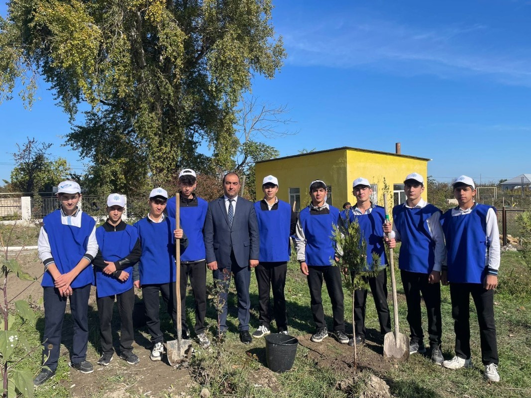 "Yaşıl Dünya Naminə Həmrəylik İli" çərçivəsində ağacəkmə aksiyası keçirildi