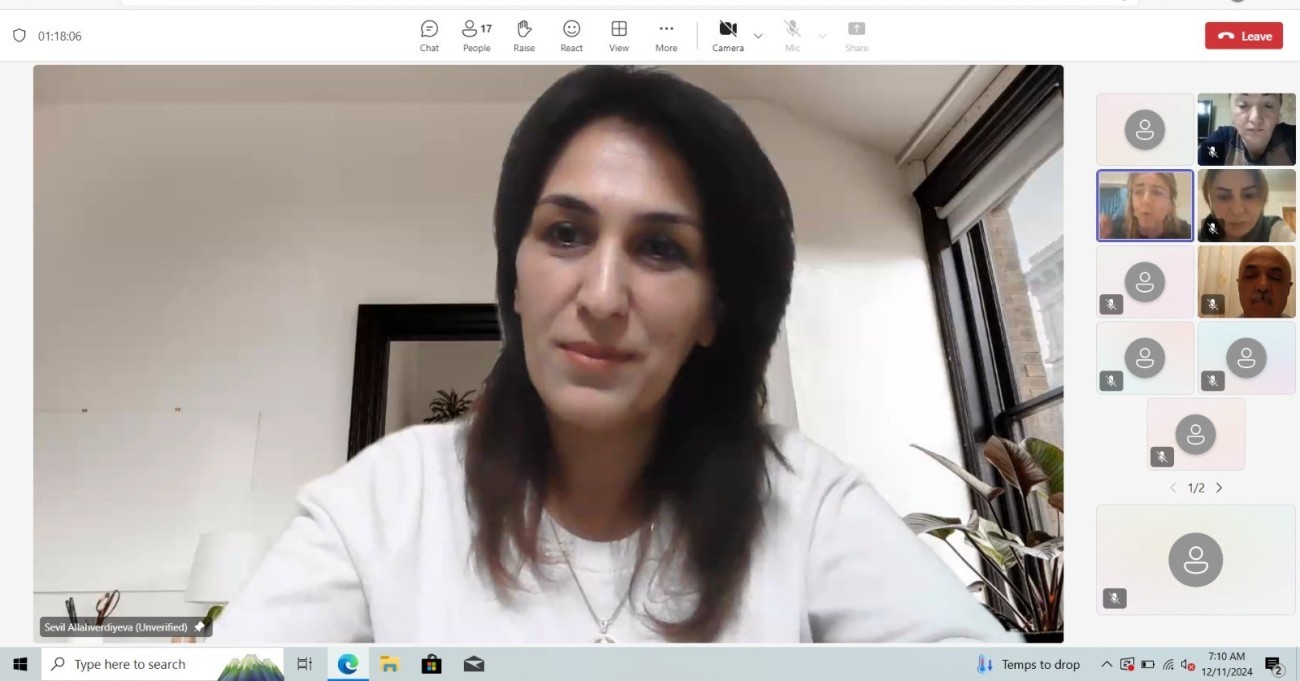 "İnkişaf və təhlil" adlı təlimlər təşkil edilmişdir.