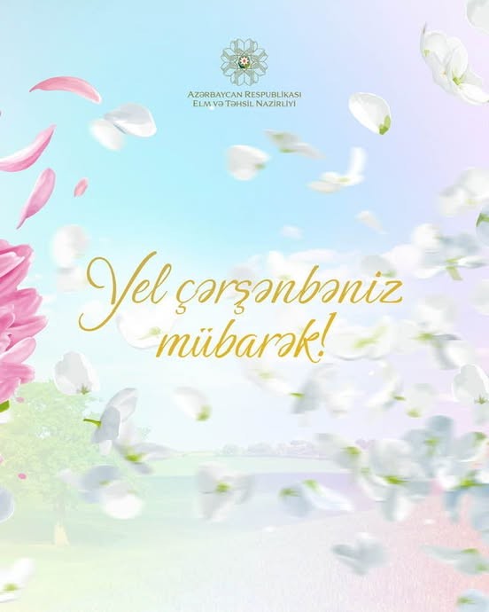Yel çərşənbəniz mübarək!