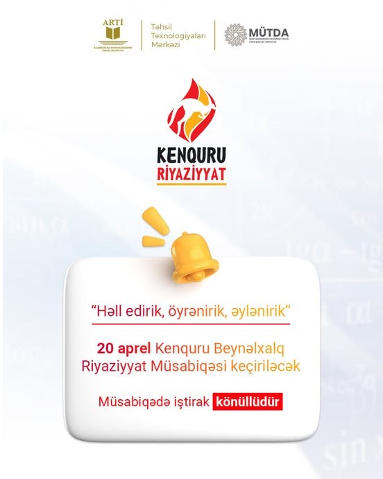 Kenquru Beynəlxalq Riyaziyyat Müsabiqəsinə qeydiyyat davam edir!