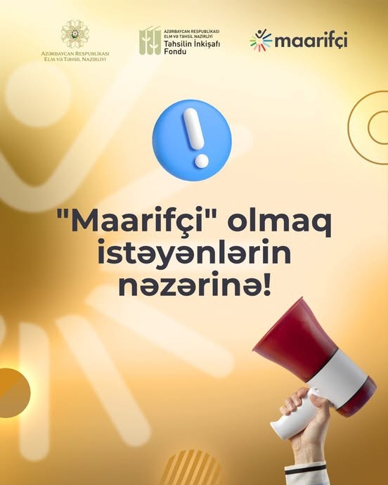 Maarifçi olmaq istəyənlərin nəzərinə