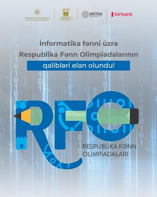 İnformatika üzrə Respublika Fənn Olimpiadalarının qaliblər