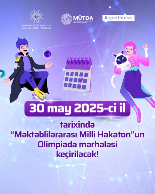 “Məktəblilərarası Milli Hakaton”un olimpiada mərhələsi keçiriləcək!