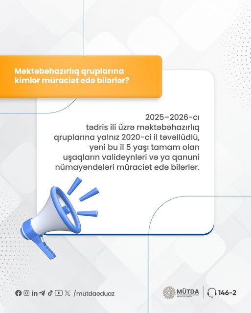 Məktəbəhazırlıq qruplarına kimlər müraciət edə bilərlər?