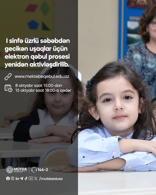 Uşaqların qəbul prosesi davam edir