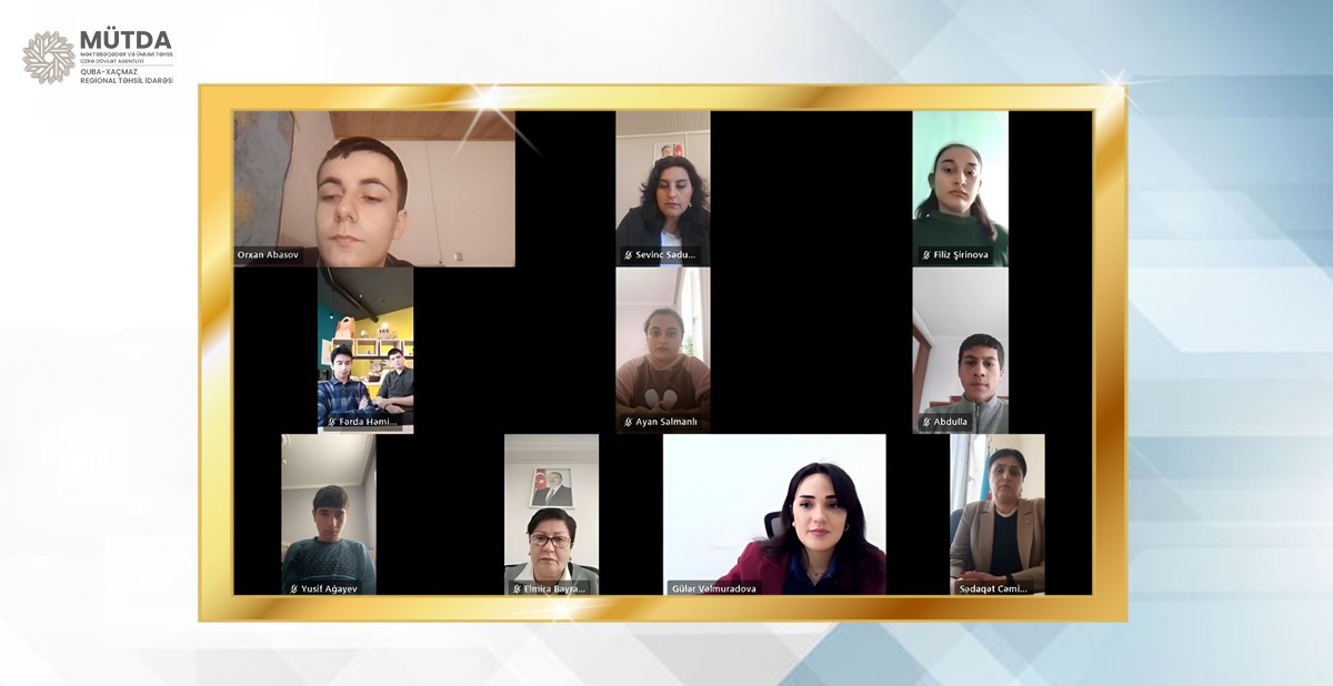 Şagirdlərlə görüş keçirilib