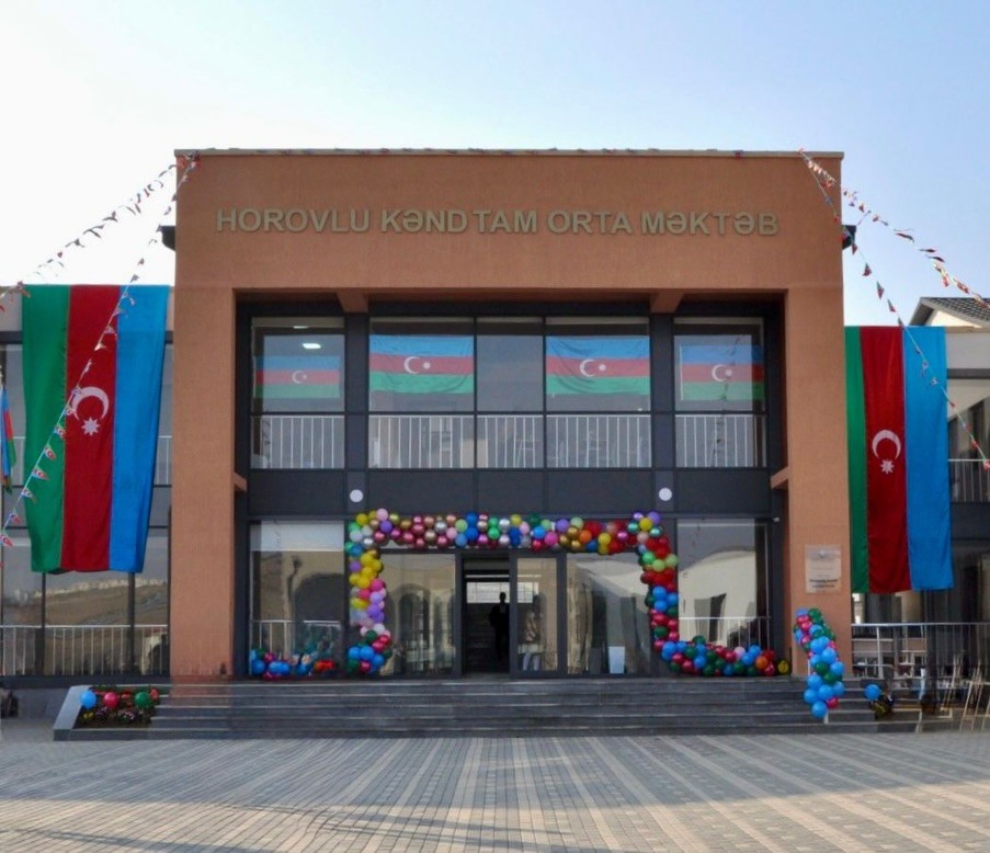 Cəbrayıl rayonu Horovlu kənd tam orta ümumtəhsil məktəbi fəaliyyətə başlayıb