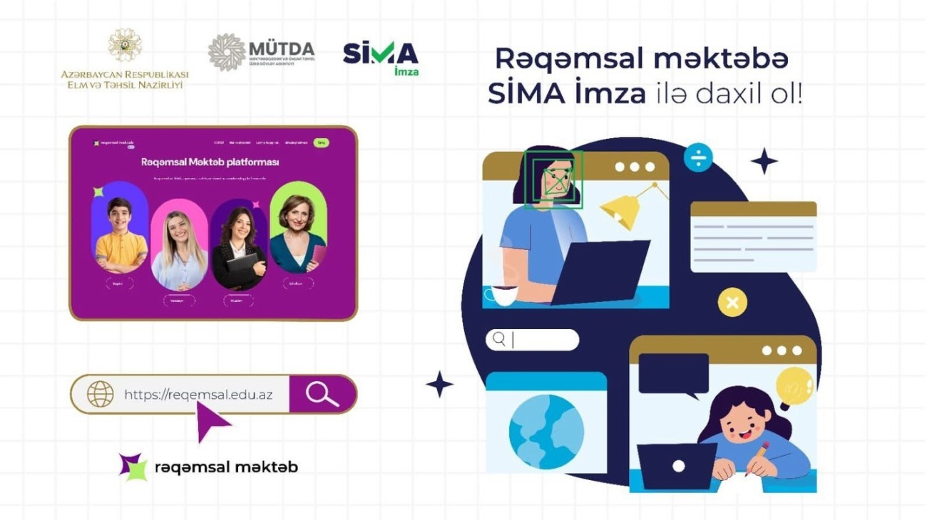 “Şagird”, “Valideyn”, “Müəllim” və “Məktəb rəhbəri” üçün fərdi kabinetlər