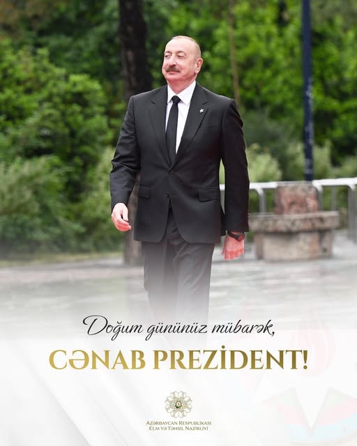 Doğum gününüz mübarək!