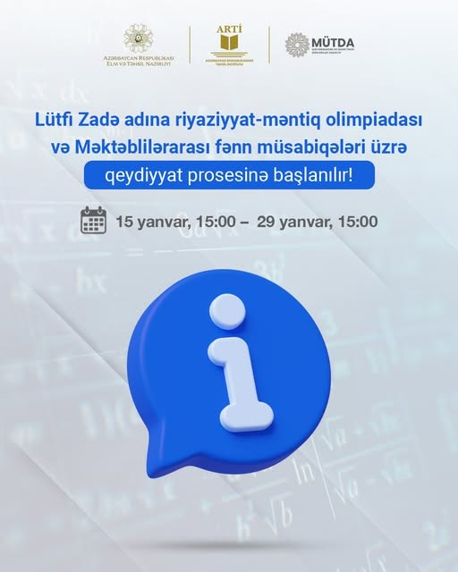 Qeydiyyat prosesinə başlanılır