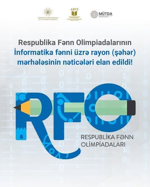 RFO-nun rayon (şəhər) mərhələsinin nəticələri elan edildi!