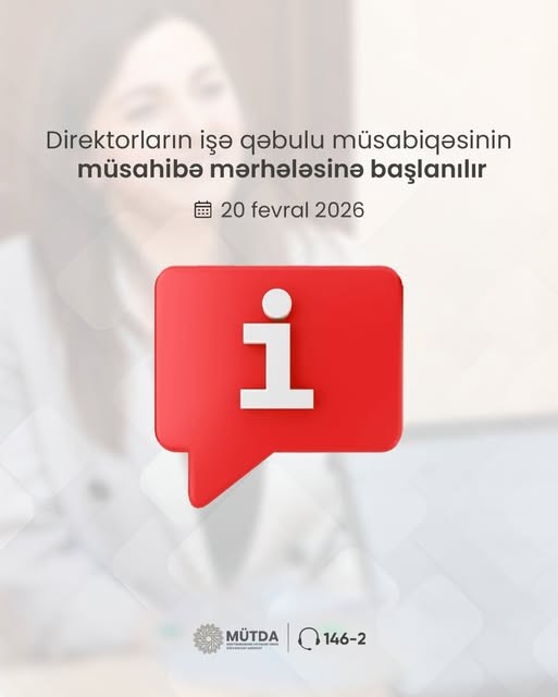 Direktorların işə qəbulu üzrə müsahibələrə başlanılır